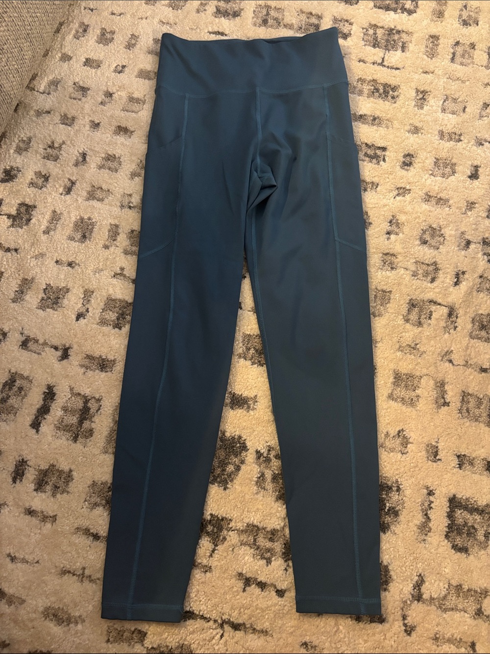 American Eagle Outfitters Teal High-Waist Leggings